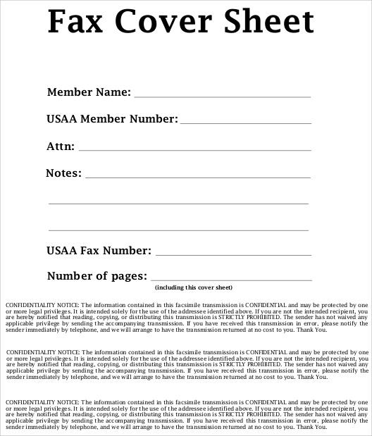 Printable Fax Cover Sheet Confidential Fax Cover Sheet Printable 4432